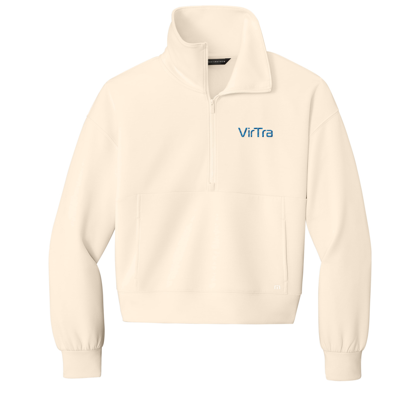 TravisMathew Women's Momentum Shift 1/2-Zip — Eggnog