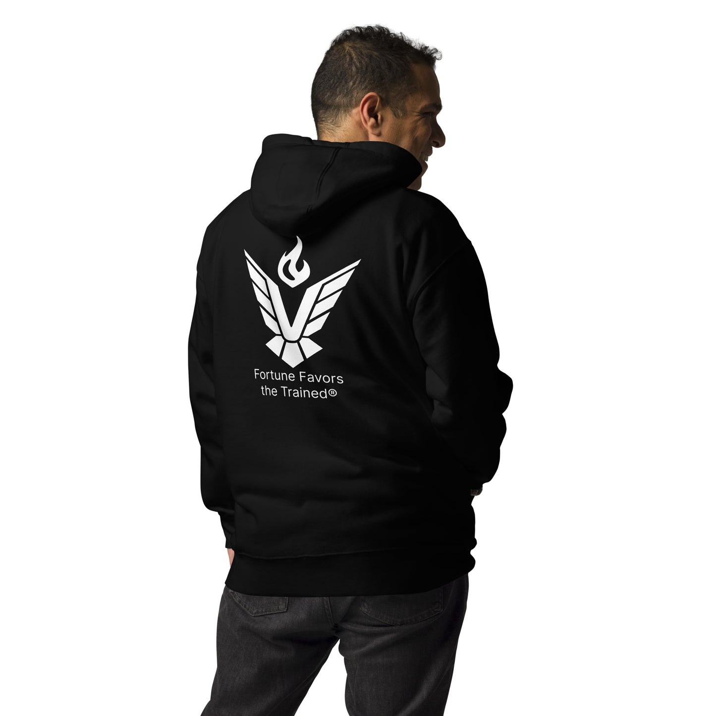 VirTra Unisex Premium Hoodie (double sided) - fitted cut