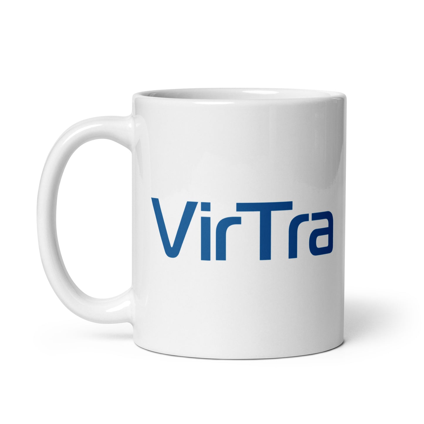 VirTra White glossy mug