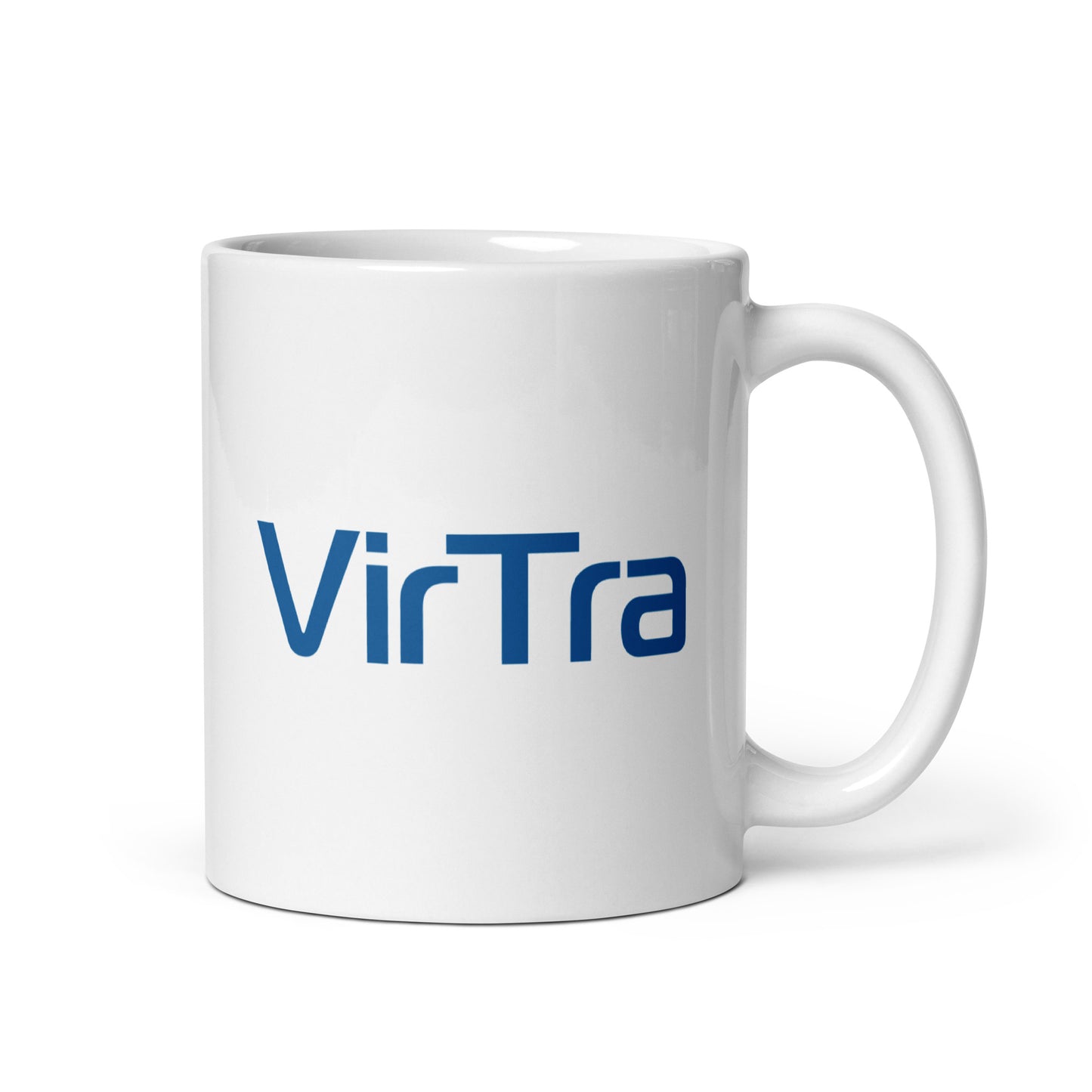 VirTra White glossy mug