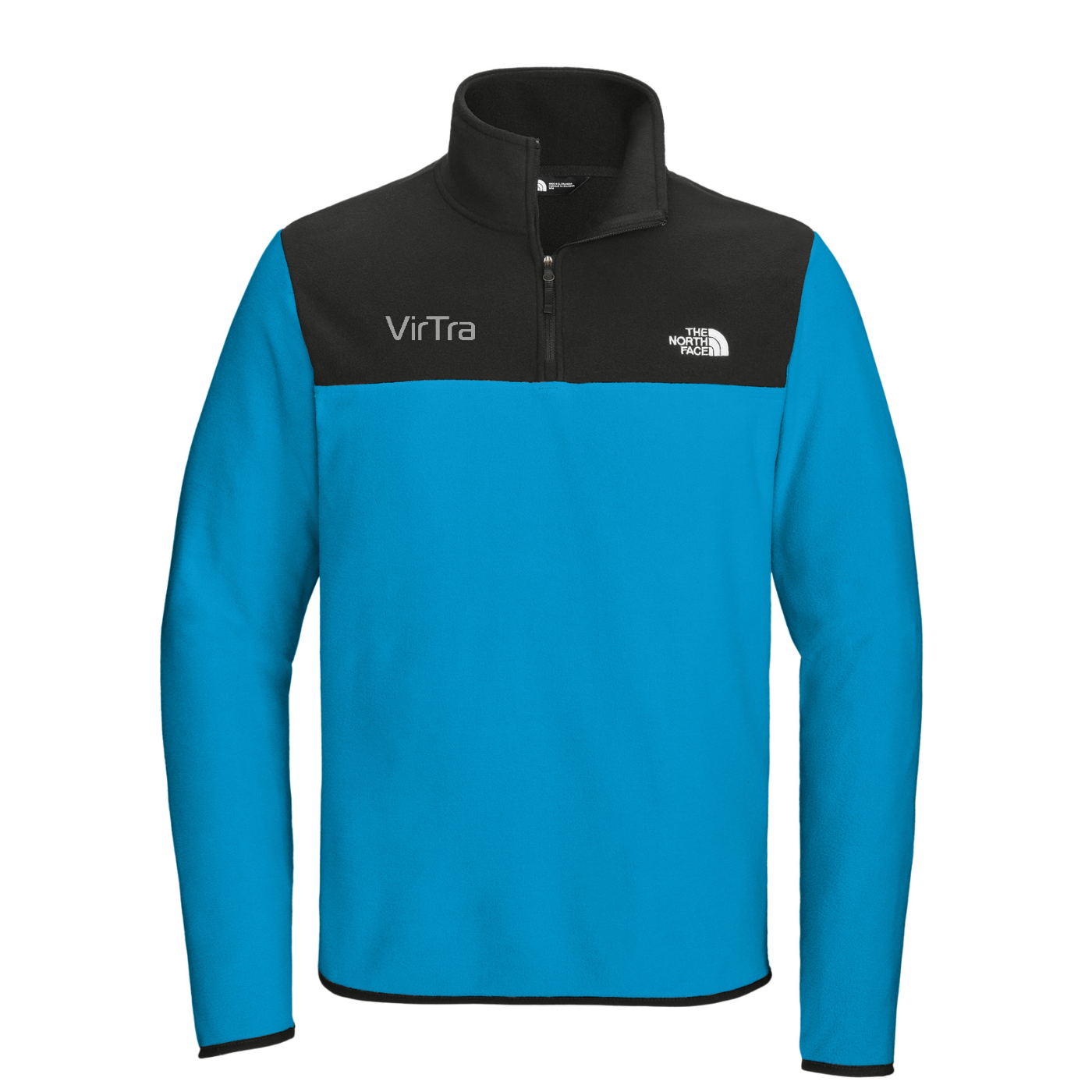 The North Face Glacier 1/4-Zip Fleece — Hero Blue/ TNF Black
