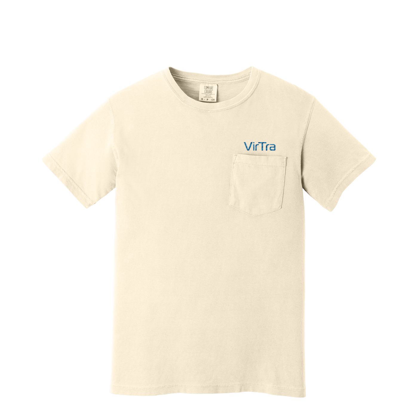 COMFORT COLORS  Heavyweight Ring Spun Pocket Tee — Ivory