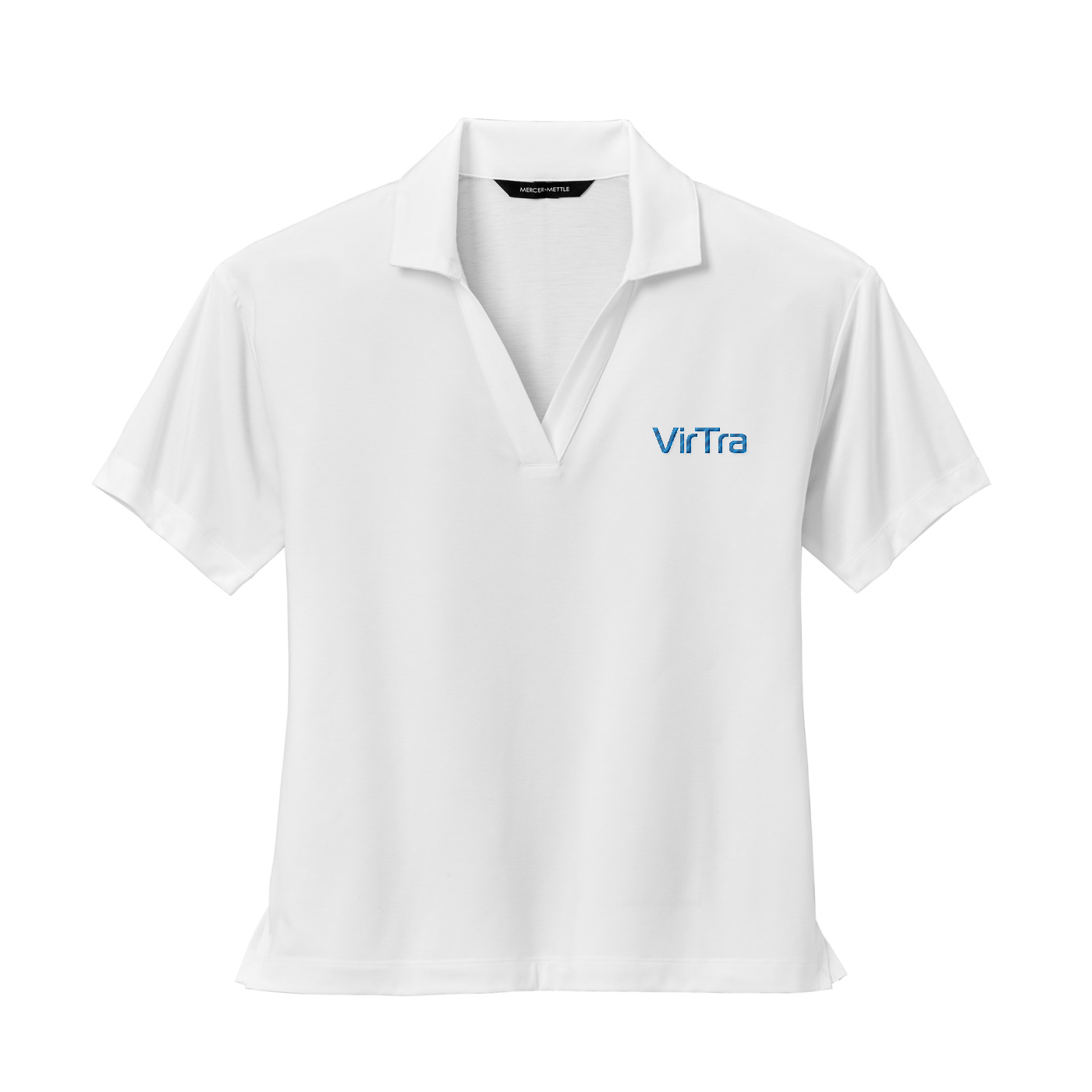 Mercer+Mettle Women's Stretch Jersey Polo — White