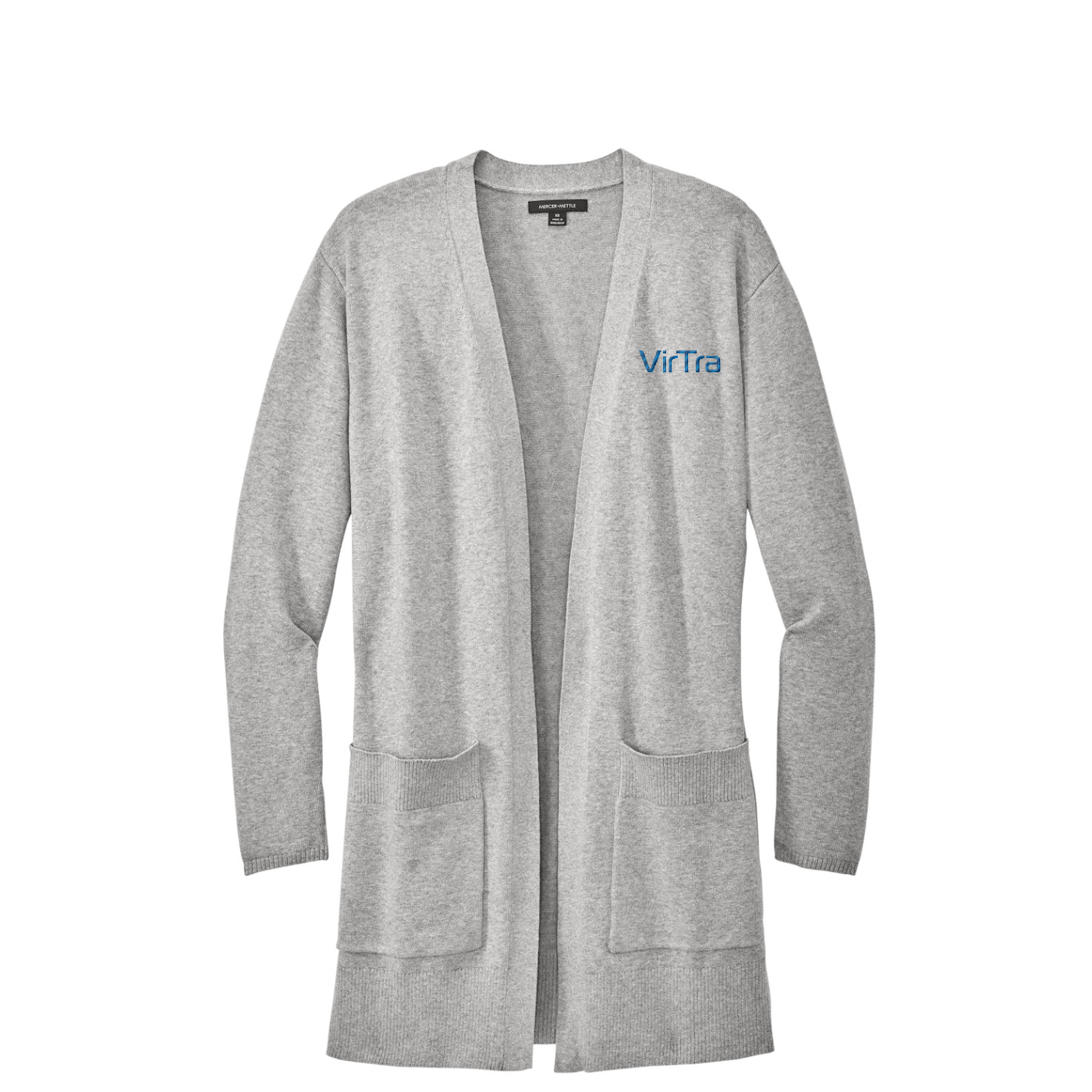 Mercer+Mettle Women's Open-Front Cardigan Sweater — Gusty Grey Heather