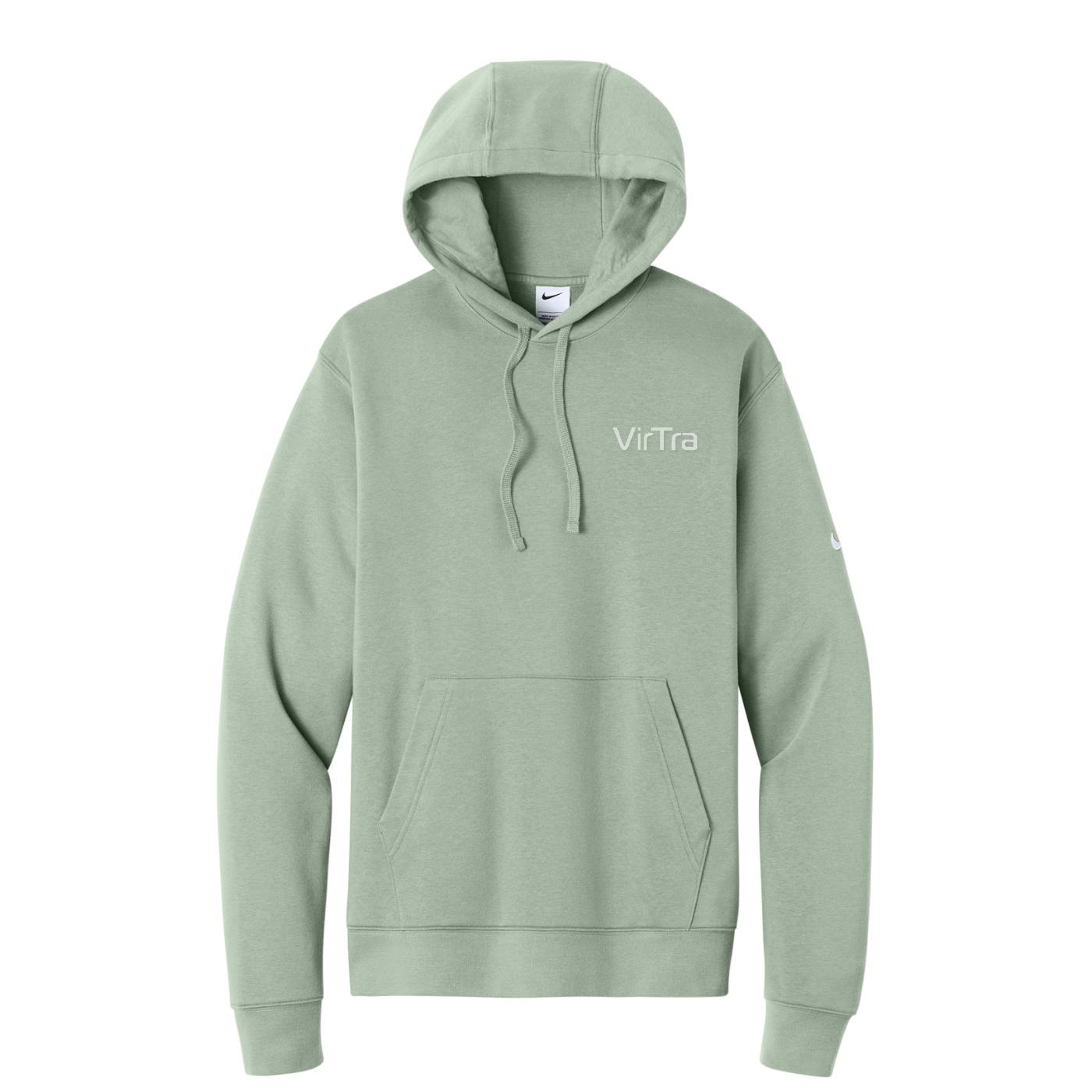 Nike Club Fleece Sleeve Swoosh Pullover Hoodie — Jade Horizon
