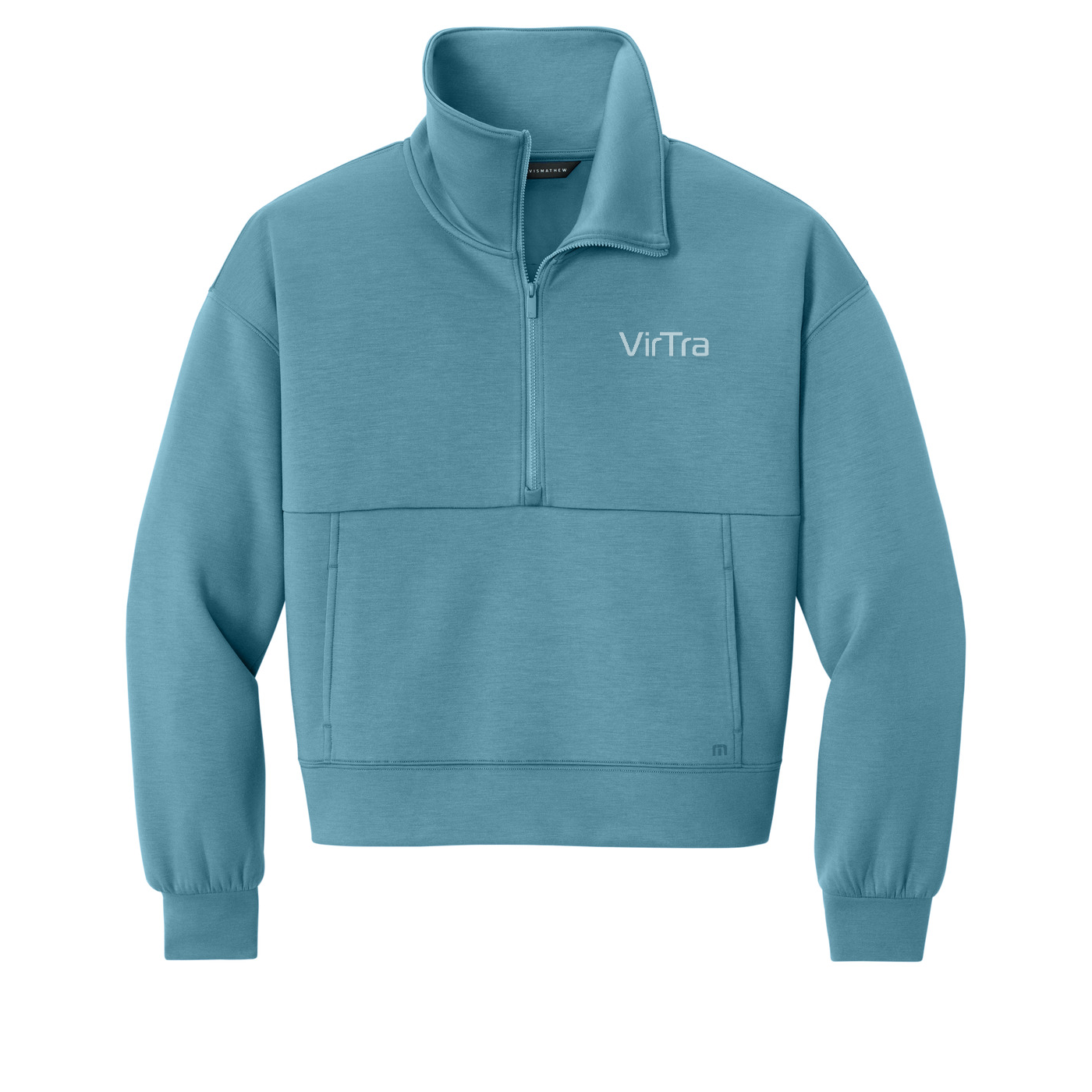 TravisMathew Women's Momentum Shift 1/2-Zip — Copen Blue