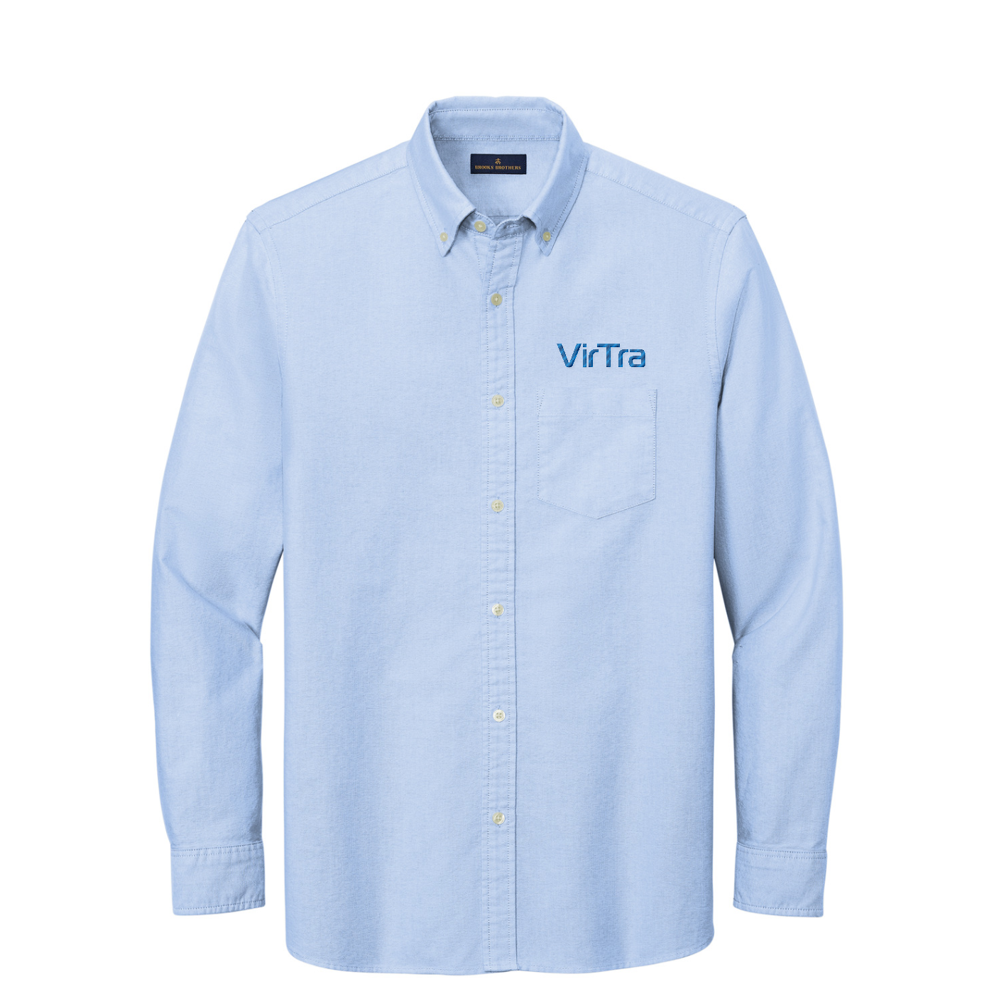 Brooks Brothers Casual Oxford Cloth Shirt — Newport Blue