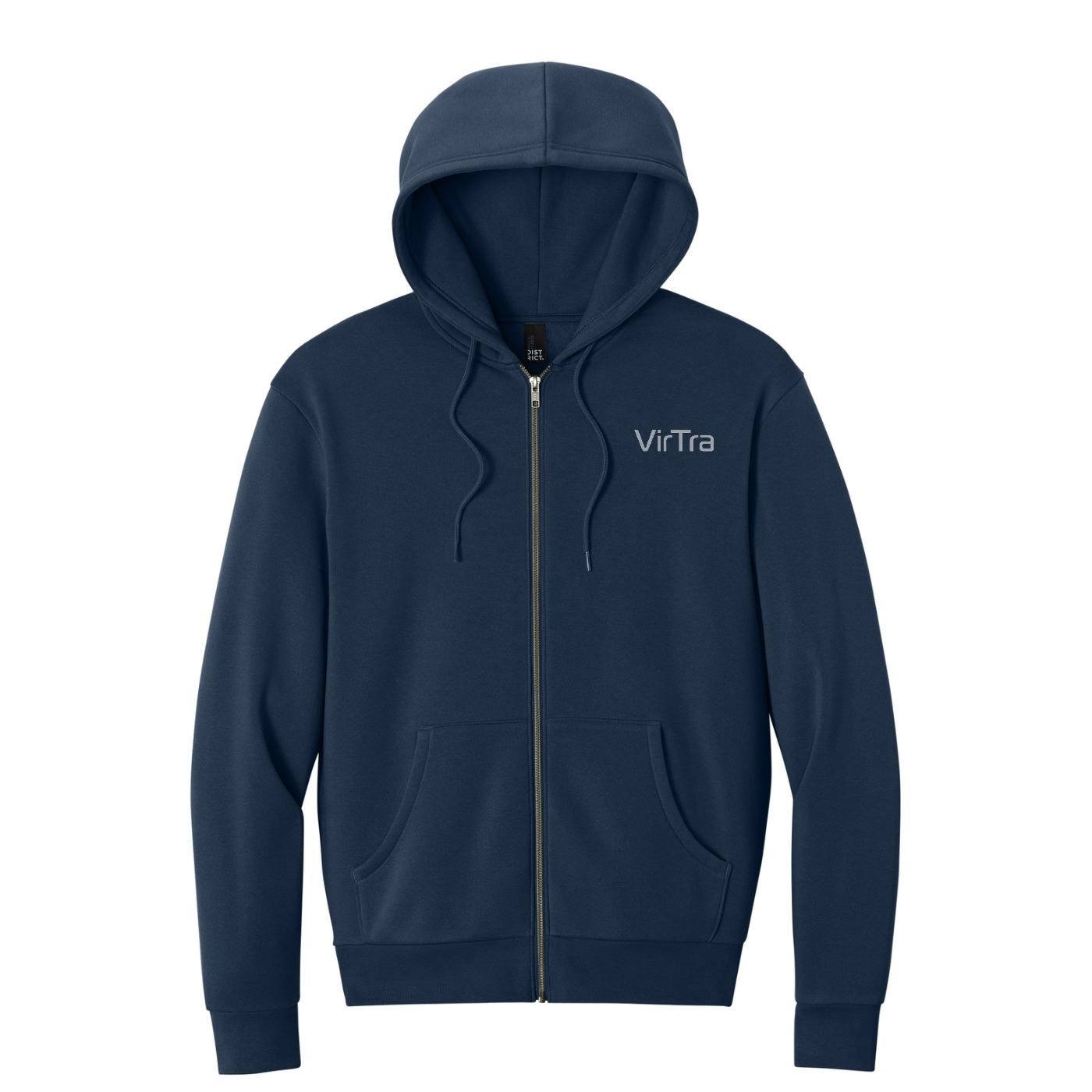 District MelloFleece Full-Zip Hoodie — River Blue Navy