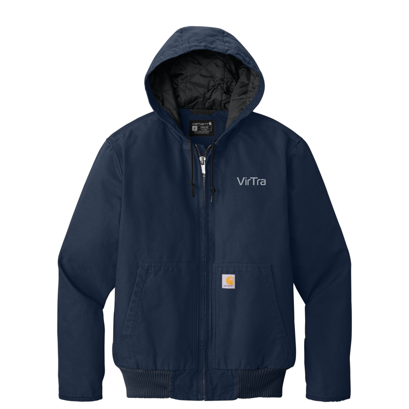 Carhartt Washed Duck Active Jac — Navy