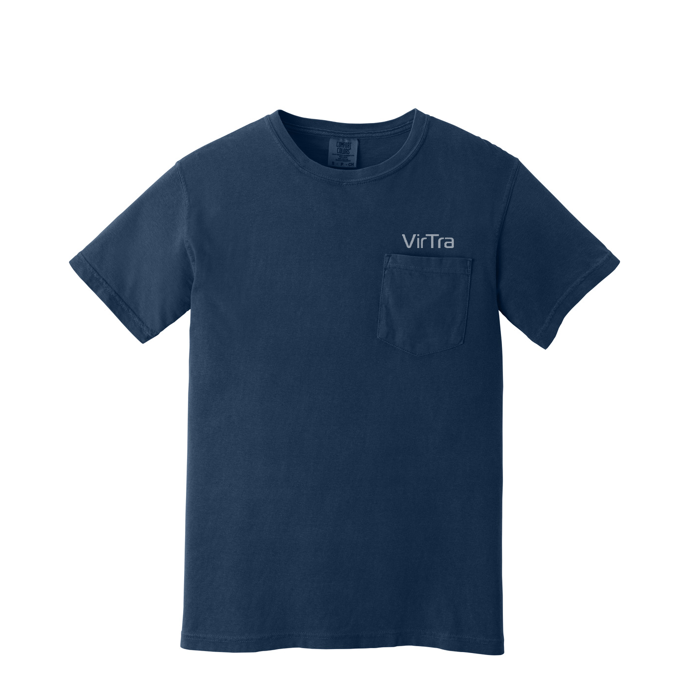COMFORT COLORS  Heavyweight Ring Spun Pocket Tee — True Navy