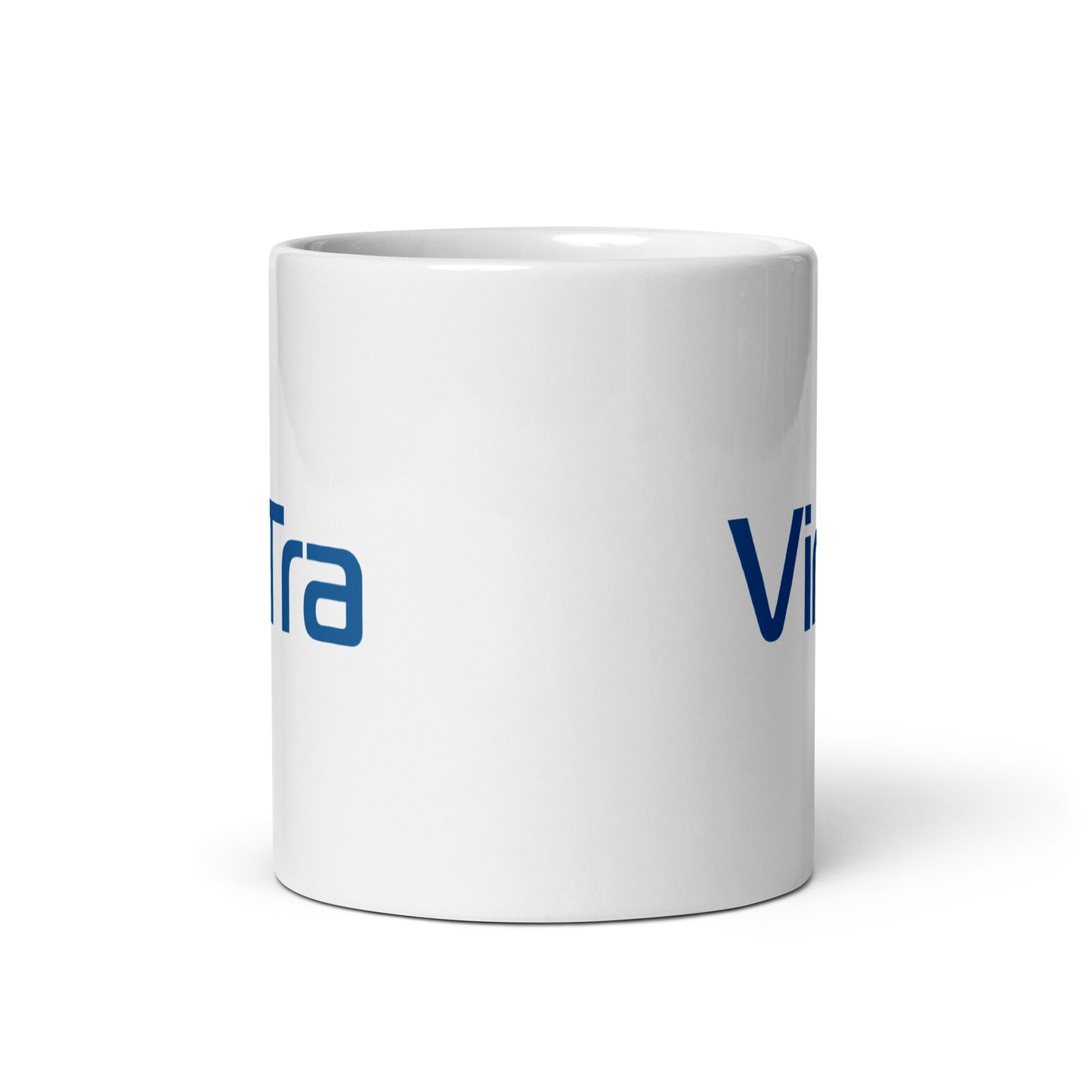 VirTra White glossy mug