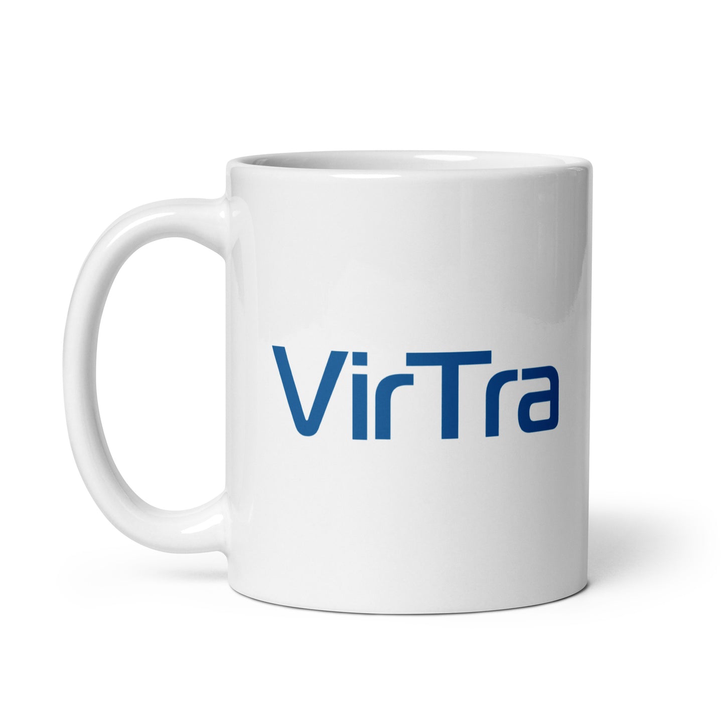 VirTra White glossy mug